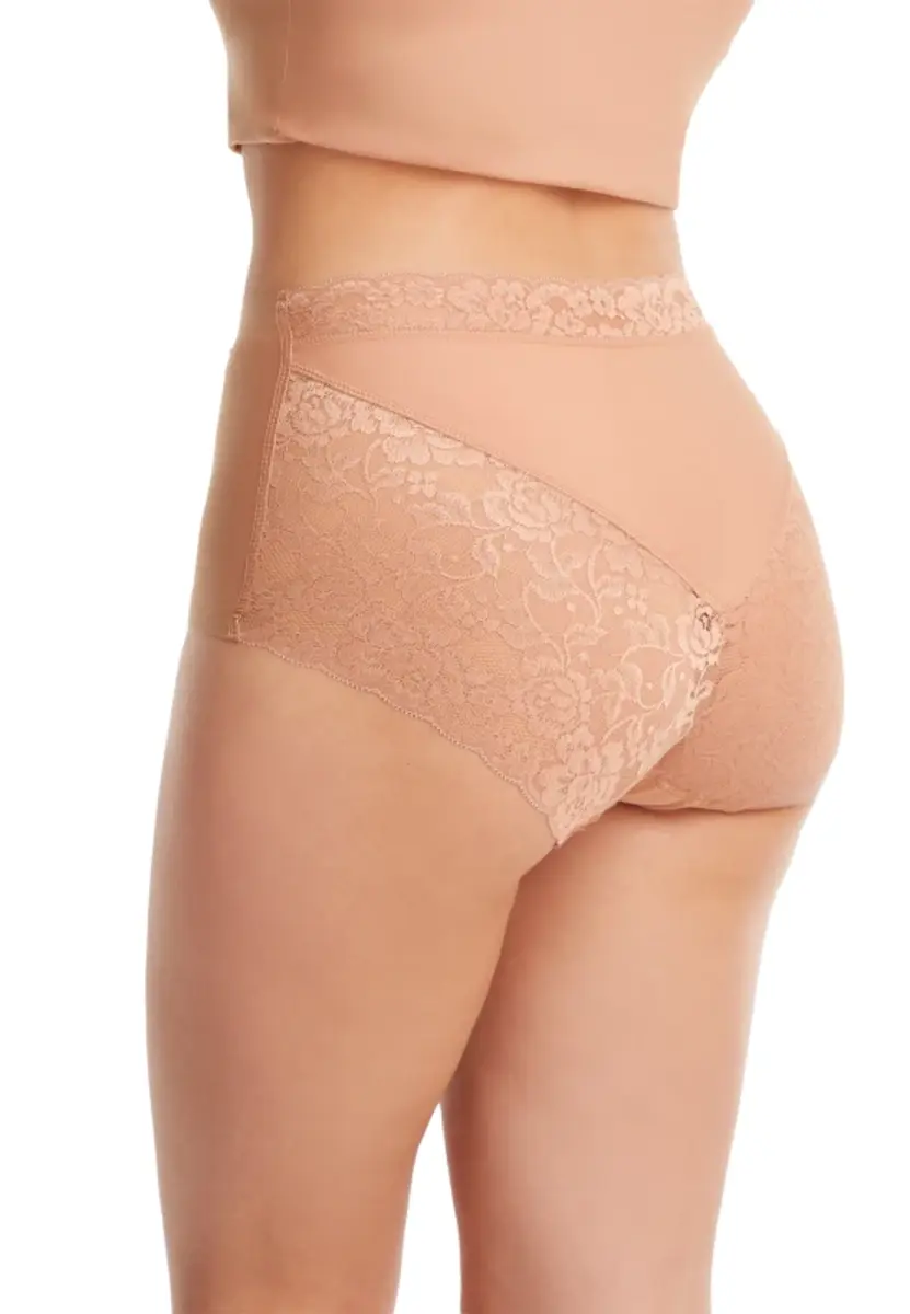 Ten Cate 3-pack secrets kanten high waist slip - 31758 - Voordeelverpakking - Aanbieding
