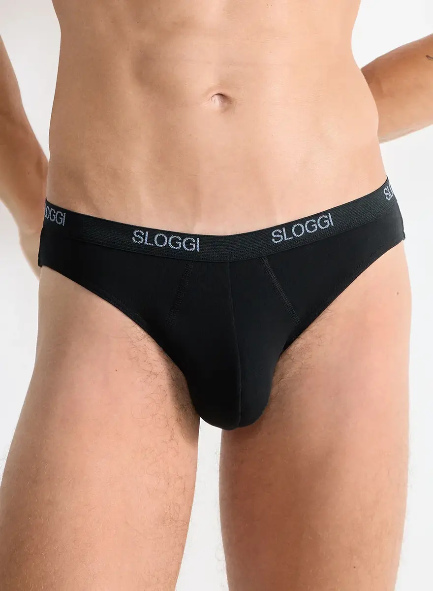 Sloggi 2-pack Basic Mini Heren slips - Lage heren slips - Heren onderbroek katoen Sloggi 2-pack Basic Mini Heren slips - Lage heren slips - Heren onderbroek katoen