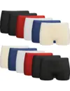 Gianvaglia 12-pak Naadloze microfiber dames boxershorts - Seamless dames onderbroeken - Schijnt niet door - Microfiber ondergoed - Boxershorts dames