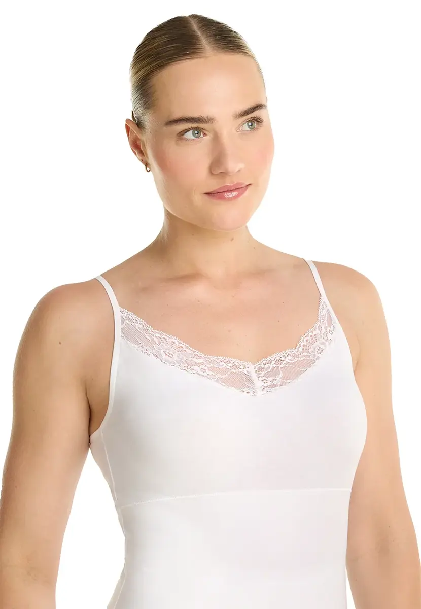 Ten Cate corrigerend kanten hemd - Basics shape spaghetti top - Shapewear kanten onderhemd