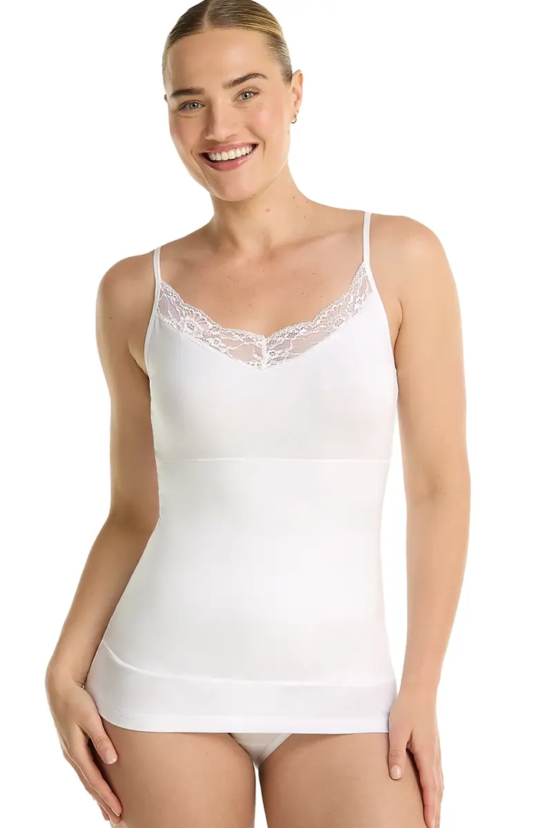 Ten Cate corrigerend kanten hemd - Basics shape spaghetti top - Shapewear kanten onderhemd