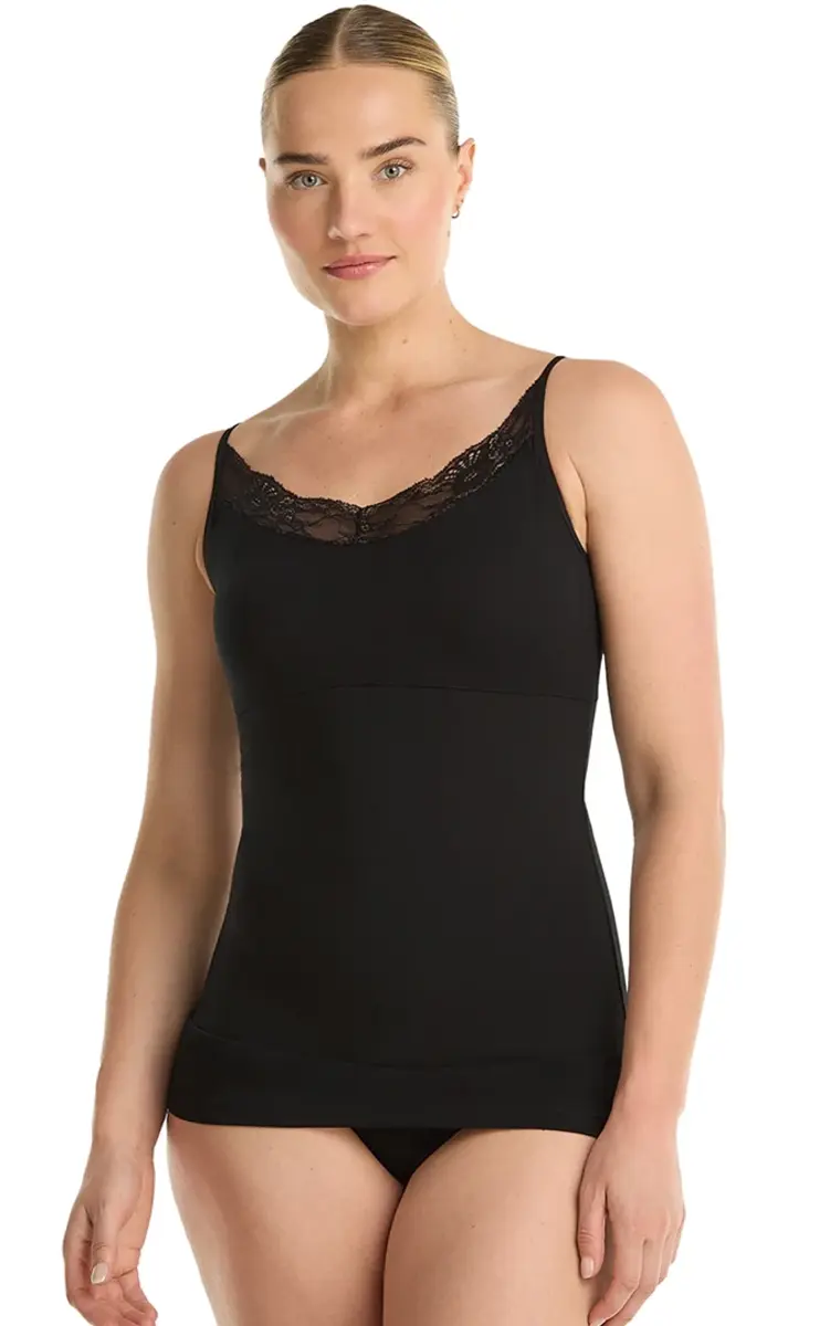 Ten Cate corrigerend kanten hemd - Basics shape spaghetti top - Shapewear kanten onderhemd