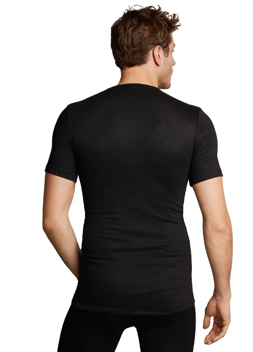 Ten Cate heren thermo shirt Korte mouw - V-hals - Warm ondershirt met korte mouwen Ten Cate heren thermo shirt Korte mouw - V-hals - Warm ondershirt met korte mouwen