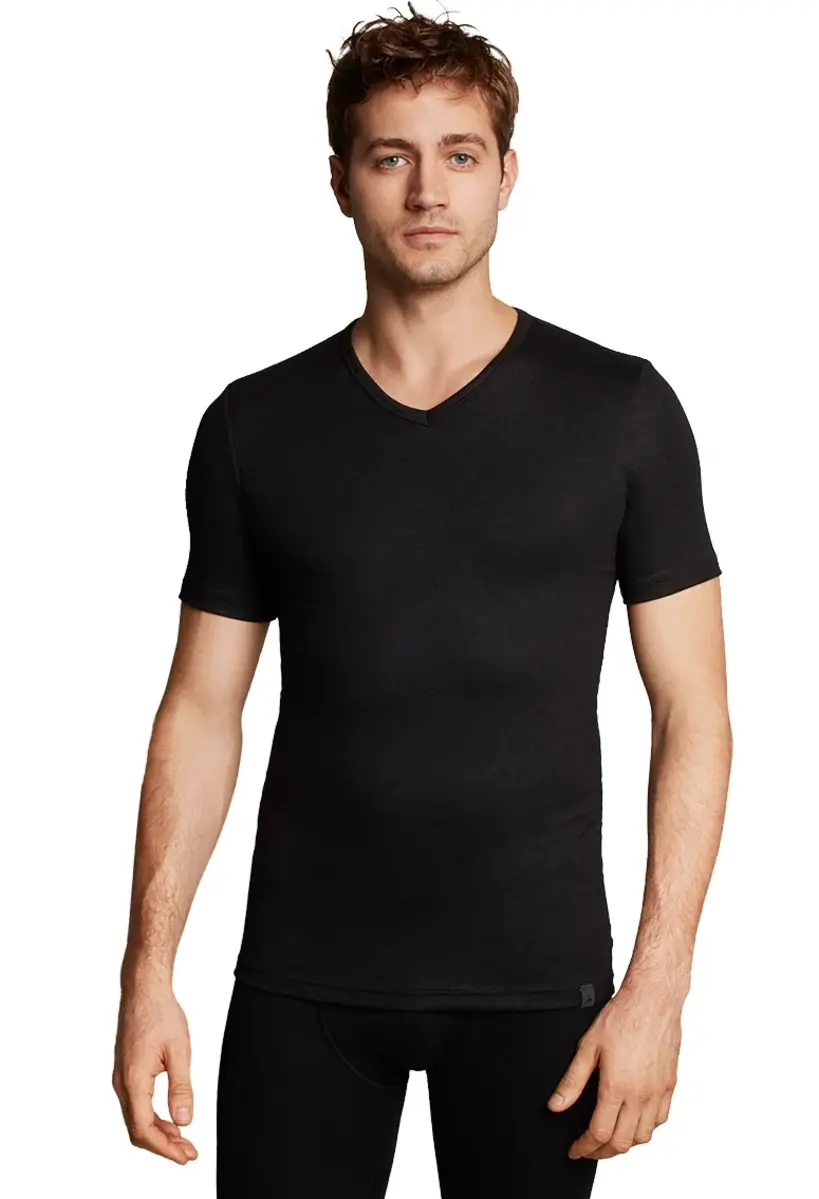 Ten Cate heren thermo shirt Korte mouw - V-hals - Warm ondershirt met korte mouwen Ten Cate heren thermo shirt Korte mouw - V-hals - Warm ondershirt met korte mouwen