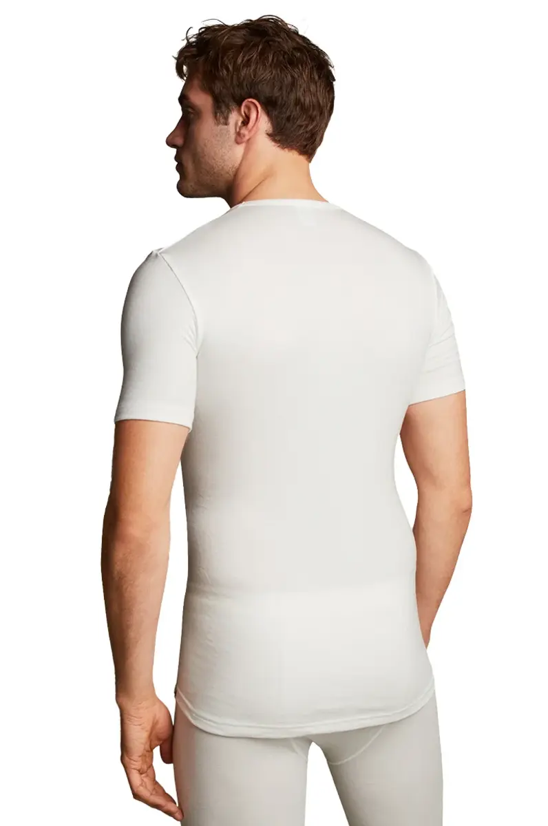 Ten Cate heren thermo shirt Korte mouw - V-hals - Warm ondershirt met korte mouwen Ten Cate heren thermo shirt Korte mouw - V-hals - Warm ondershirt met korte mouwen