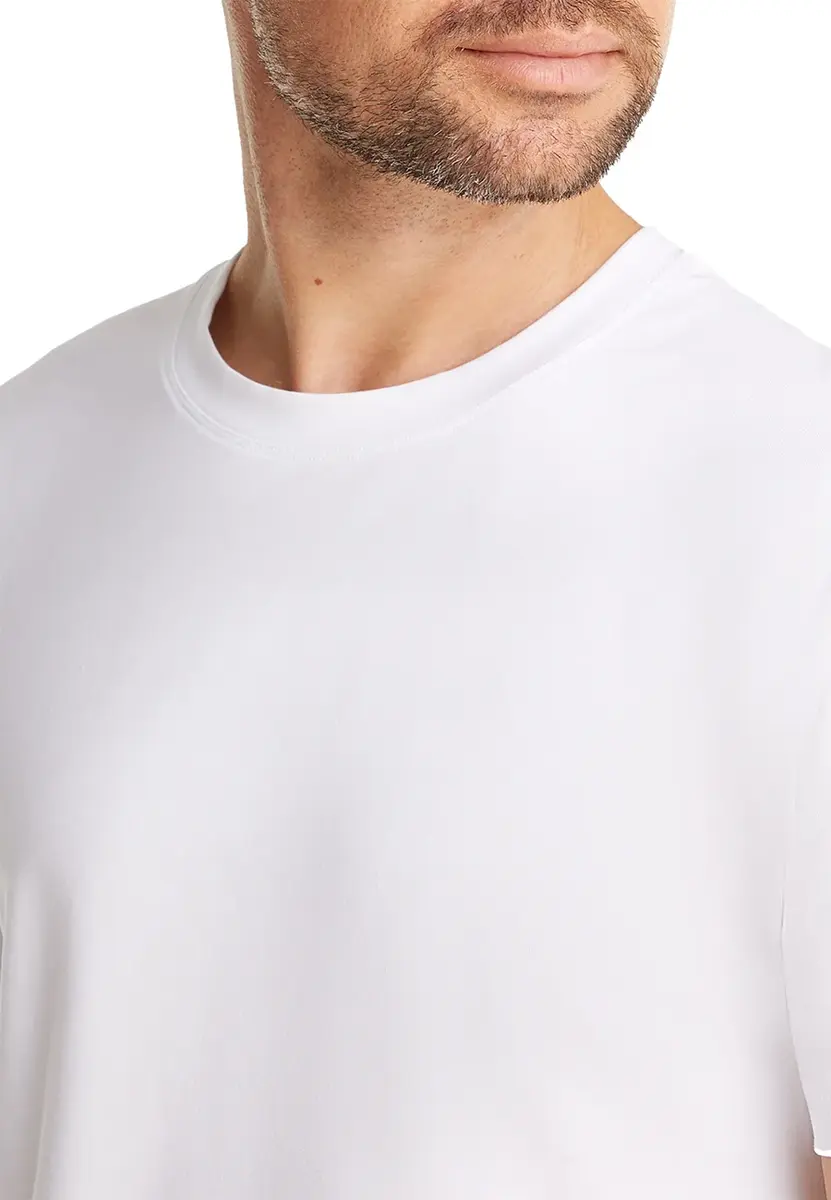 Ten Cate 2-Pack heren T-Shirt Hoge hals - 32327 - Mannen ondershirts biologisch katoen - Duurzaam - Korte mouw