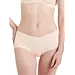 Sloggi dames Zero short Modal 2.0 - Naadloze dames boxershort - Katoenen kruisje - Creme