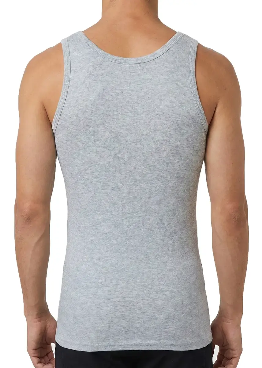 Beeren heren hemd grijs mellee - Beeren ondergoed heren