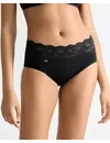 Sloggi Romance Midi - kanten dames heup slip - Microfiber dames onderbroek