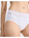 Sloggi Romance Midi - kanten dames heup slip - Microfiber dames onderbroek
