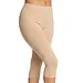 Fine Woman dames driekwart legging - Katoen - Leggings dames - Huidkleur