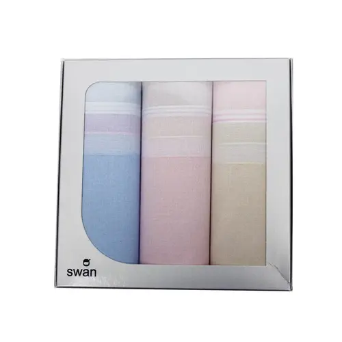 Swan 12-pack - Dames zakdoeken Vintage pastel Swan 12-pack - Dames zakdoeken Vintage pastel