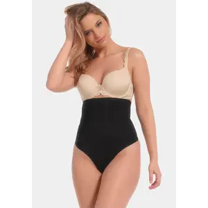 Magic hoge sterk corrigerende string - Maxi Sexy Hi-Thong - Shapewear hoge correctie string - Naadloos - Rolt niet om Magic hoge sterk corrigerende string - Maxi Sexy Hi-Thong - Shapewear hoge correctie string - Naadloos - Rolt niet om