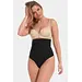 Magic hoge sterk corrigerende string - Maxi Sexy Hi-Thong - Shapewear hoge correctie string - Naadloos - Rolt niet om - Zwart