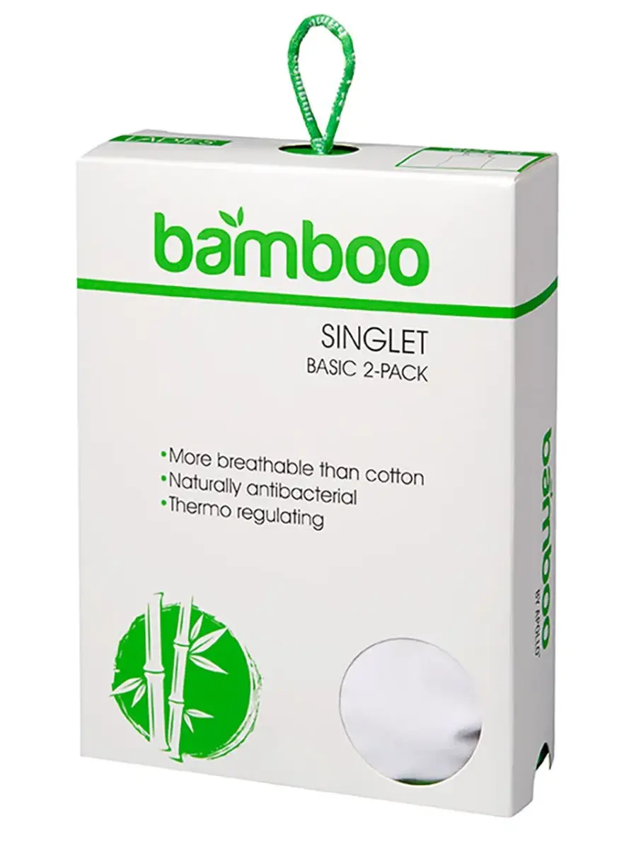 Apollo 2-pack dames hemden bamboe - Onderhemd ronde hals vrouwen - Singlet