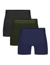 Bamboo Basics 3-pak heren boxers - Rico - Bamboe heren boxershorts lange pijpjes die niet opkruipen