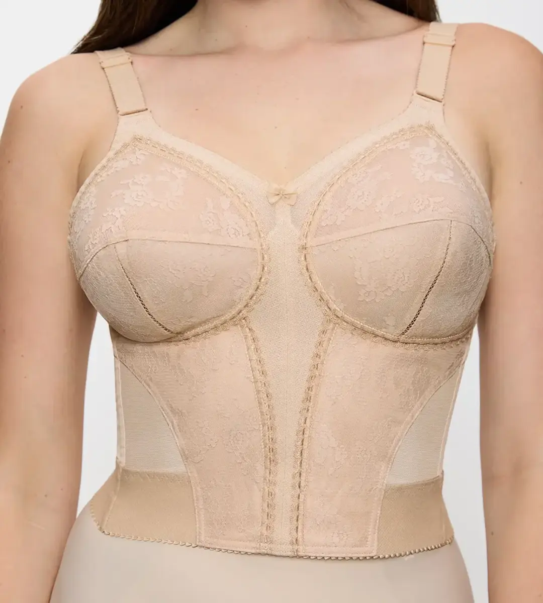 Triumph maagband BH Doreen L02 - Lange BH met brede band - Corrigerend - Klassiek