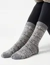 Homesocks bedsokken met wol - Warme huissokken voor de winter - Norwegian winter print - Slaapsokken