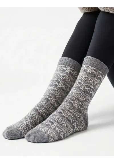 Homesocks  bedsokken met wol - Warme huissokken