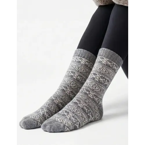 Homesocks  bedsokken met wol - Warme huissokken