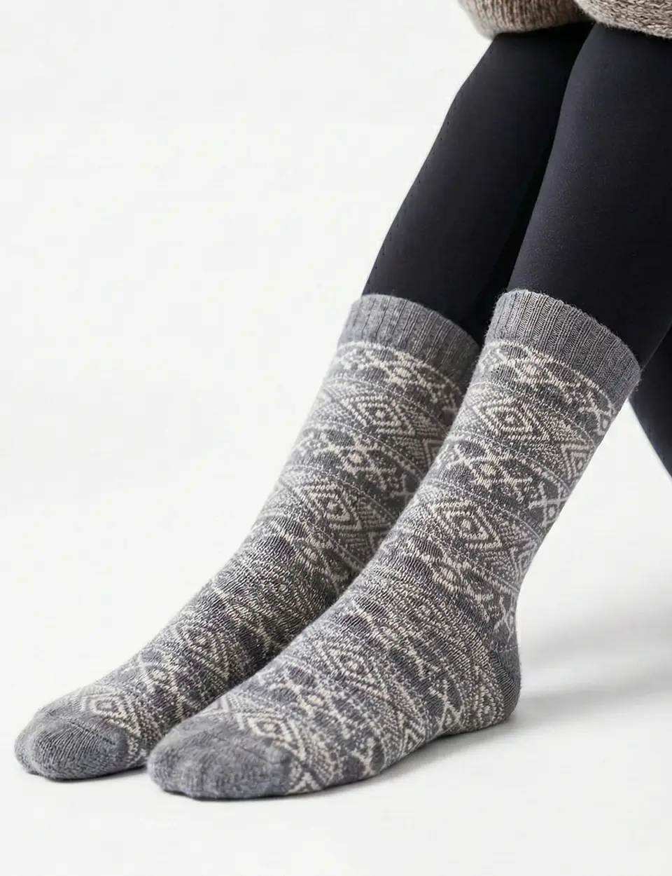 Homesocks  bedsokken met wol - Warme huissokken