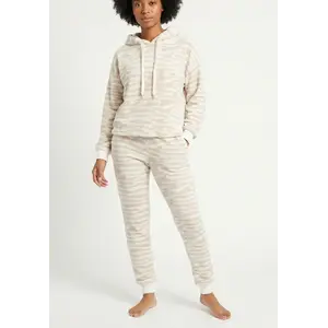 Apollo dames huispak Fleece - Lounge set dames - Zebra - Warm winter pyjamapak - Loungewear dames