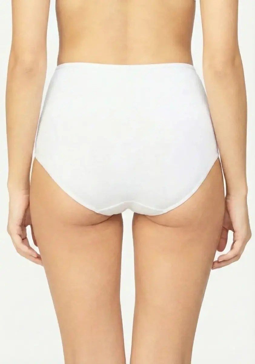 Avet dames Taille slip 23628 - Badstof kruisje - dames onderbroek, ondergoed - zwart, wit, huidskleur