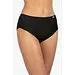 Avet dames heup slip 3244 - Microfiber - Dames onderbroek - ondergoed - badstof kruisje - Zwart