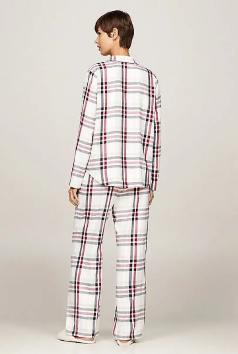 Tommy Hilfiger Dames flanellen Pyjama lange mouw - Giftset