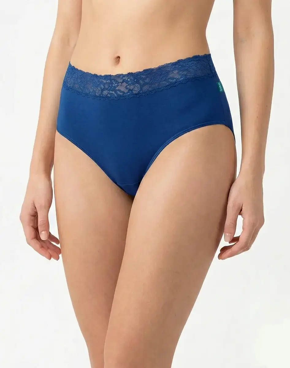 Gaubert 5-pak kanten bamboe taille slips - Bamboe ondergoed - Multipack kanten onderbroeken