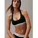 Calvin Klein Bralette dames - Top - Katoenen BH Top met brede bandjes - Groen