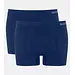 Sloggi 2-Pack heren boxershorts naadloos - GO Smooth - Biologisch katoenen heren onderbroeken - Milieuvriendelijk - Duurzaam - Donkerblauw