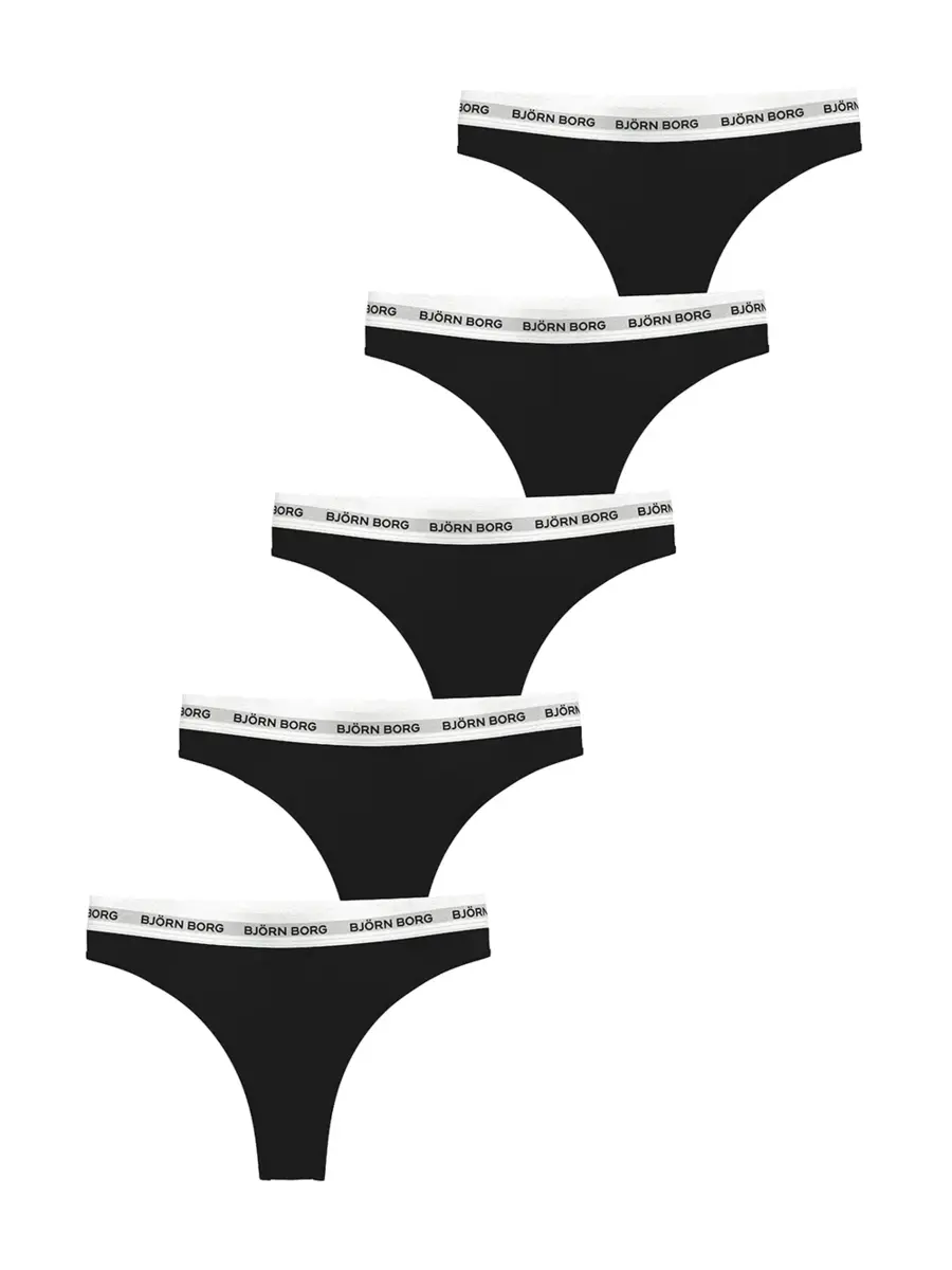 Bjorn borg  5-pack dames strings - Classic - Katoenen vrouwen strings