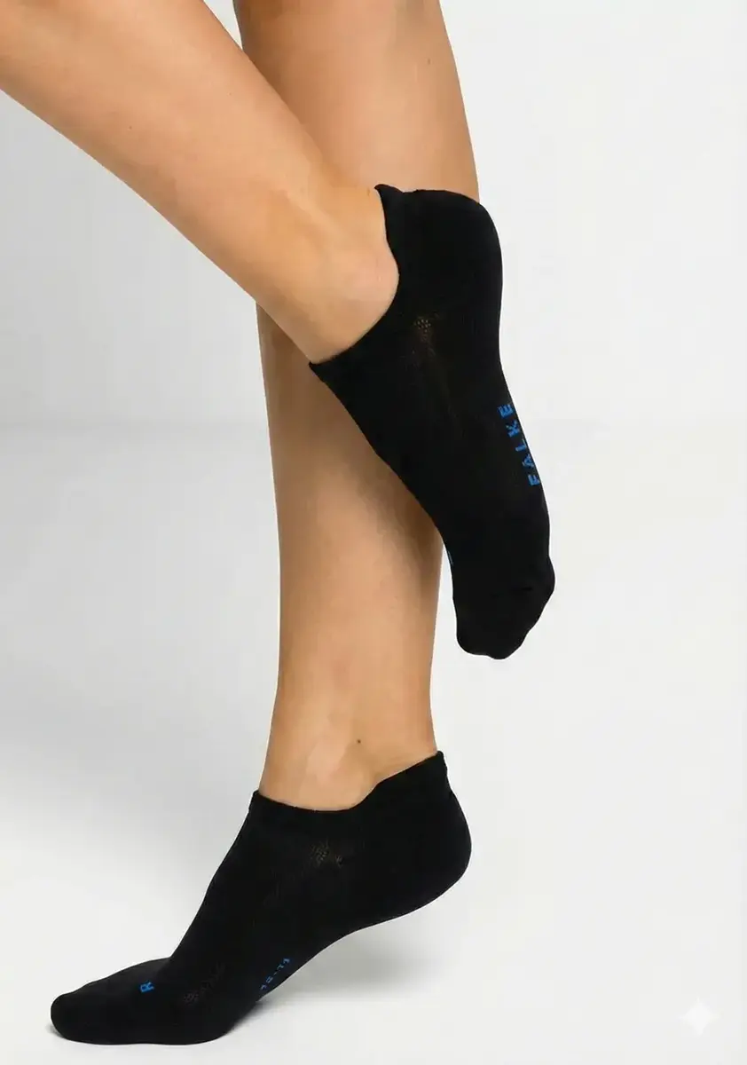 FALKE Cool Kick Sneakersokken Dames - Enkelsokken die niet afzakken - Met antislip bij de hak