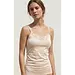 Conta dames hemd modal, kant - Comfortabele Vrouwen singlet - Spaghetti bandjes - Crème