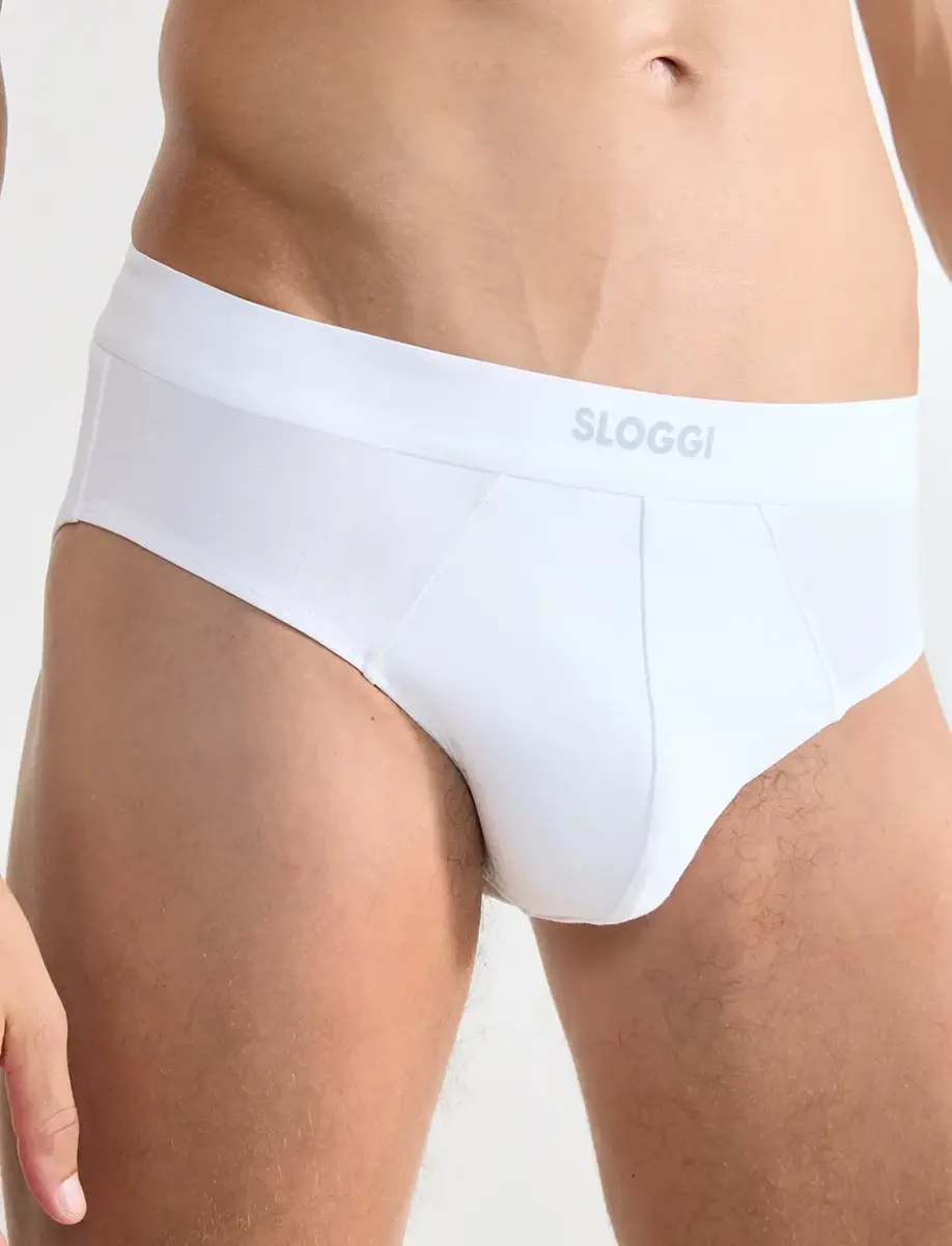 Sloggi 2-pack katoenen midislip/brief heren Ever Ease Biologisch katoen - Duurzaam ondergoed Sloggi 2-pack katoenen midislip/brief heren Ever Ease Biologisch katoen - Duurzaam ondergoed