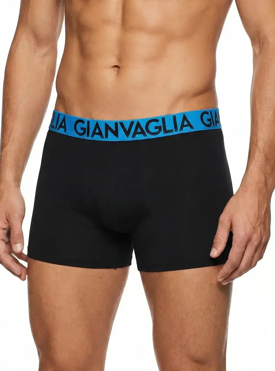 Gianvaglia 10-pack Heren boxershort Katoen - Zwarte heren onderbroeken - Multipack voordeelverpakking