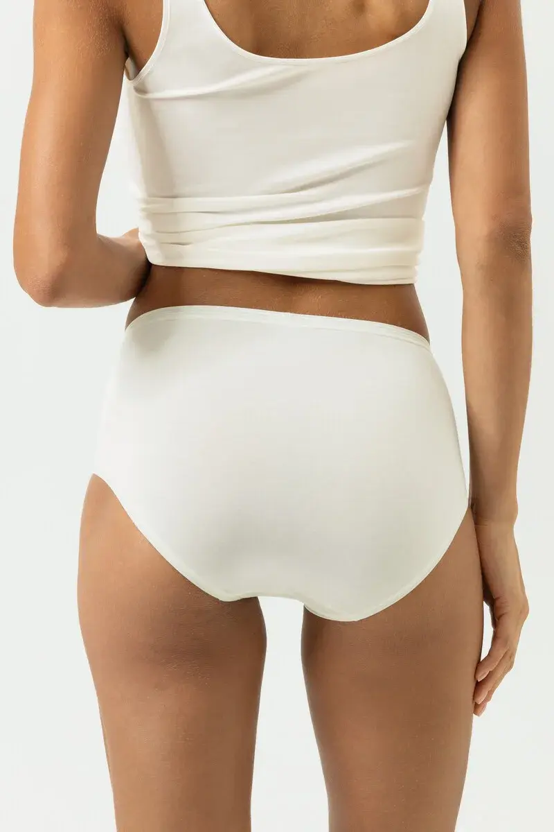 Mey  Lights dames tailleslip viscose - Hoog Katoenen dames ondergoed wit en zwart