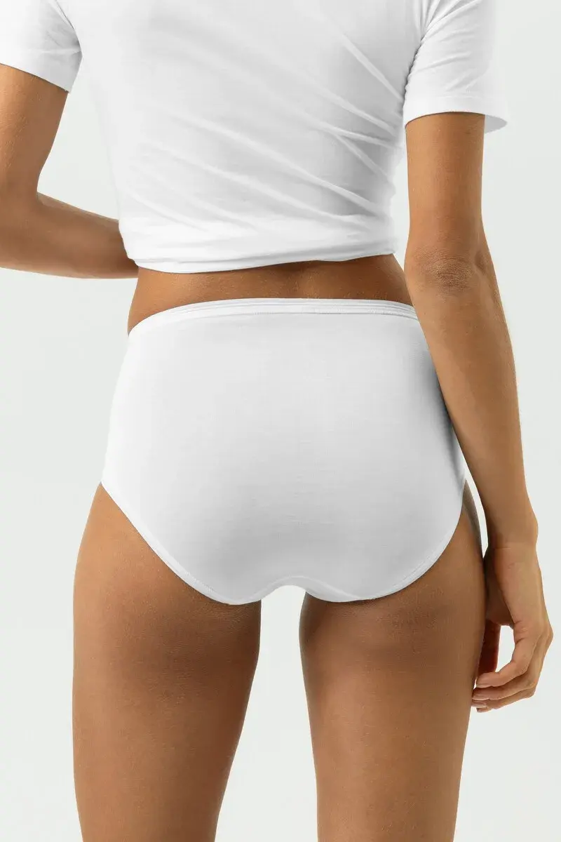 Mey  Lights dames tailleslip viscose - Hoog Katoenen dames ondergoed wit en zwart