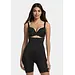 Magic hoge corrigerende naadloze boxer Hi-Bermuda - Buik corrigerende shapewear - Zwart