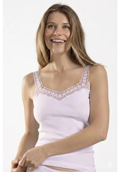 Nina von C dames hemd kantje biologisch katoen -