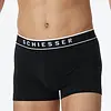 Schiesser 5-pack heren boxershort 95/5 - Zwart