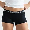 Gianvaglia 10-pak dames boxershorts katoen - dames shorts - Black - Zwarte multipack dames onderbroeken - Vrouwen ondergoed voordeelverpakking