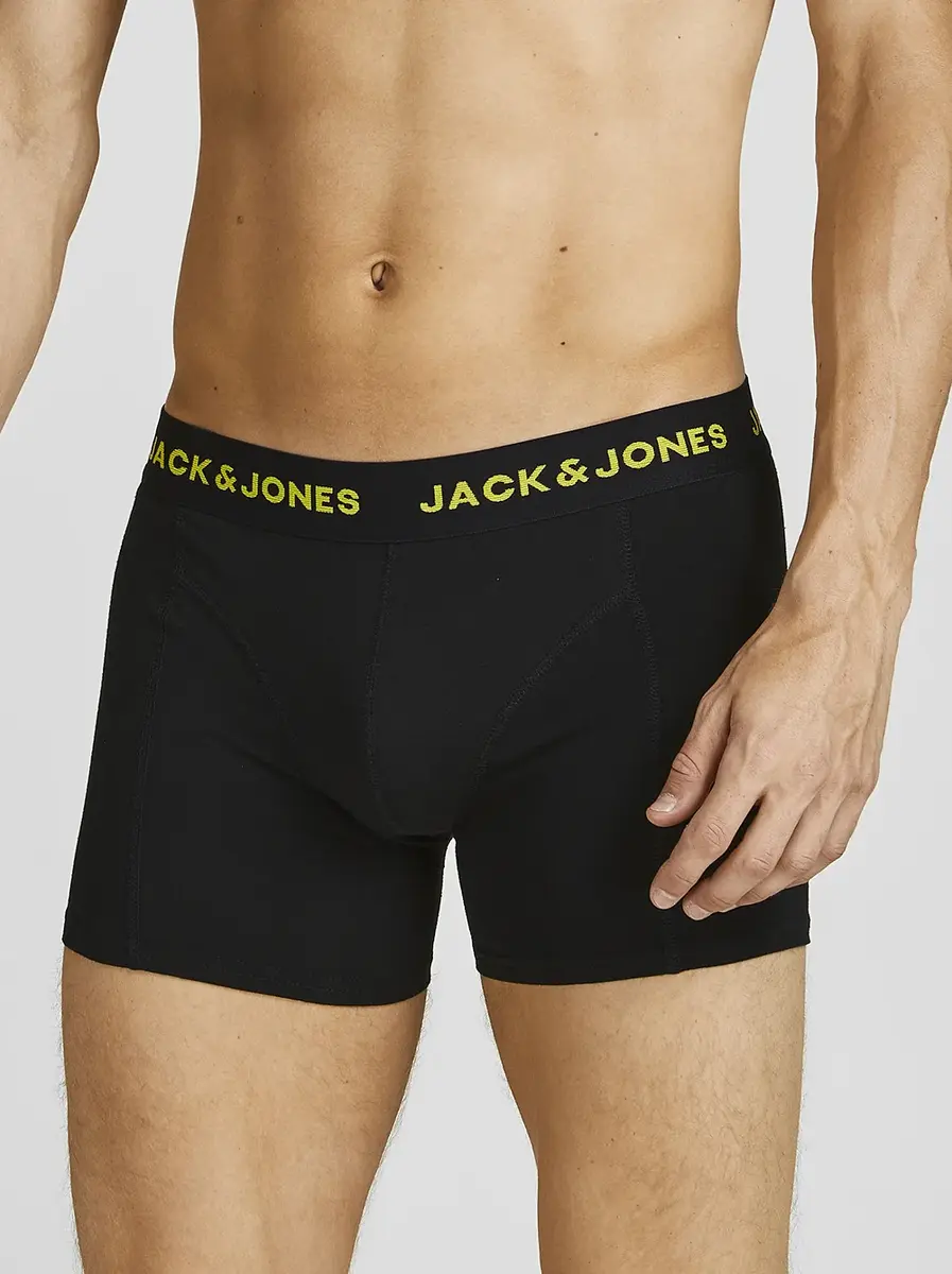 Jack & Jones 5-Pack heren boxershorts - Black Friday - Zwarte heren onderbroeken - Katoenen mannen ondergoed