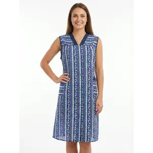 Ma Flodder jasschort Blauw - Bloemetjes print Ma Flodder jasschort Blauw - Bloemetjes print