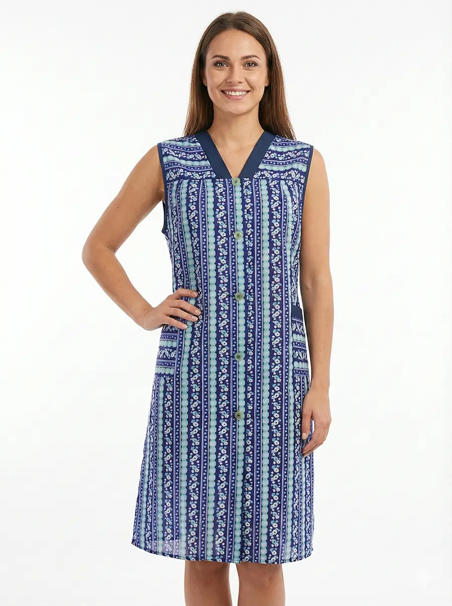 Ma Flodder jasschort Blauw Ma Flodder jasschort Blauw