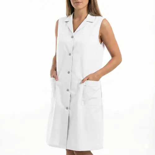 Schriks Jasschort wit mouwloos