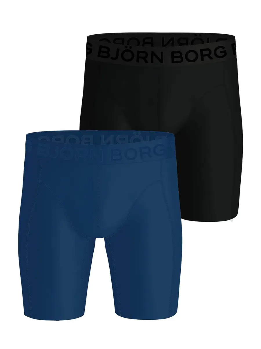 Bjorn Borg 2-Pack heren boxershort - Performance - Long Leg