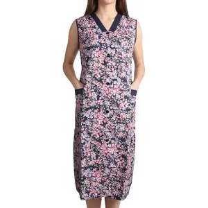 Ma Flodder jasschort Lila/Rose bloemetje 4