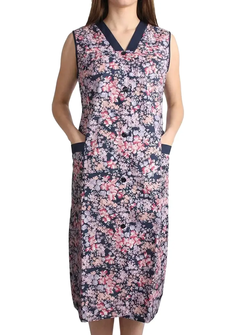 Ma Flodder jasschort Lila/Rose bloemetje 4 Ma Flodder jasschort Lila/Rose bloemetje 4